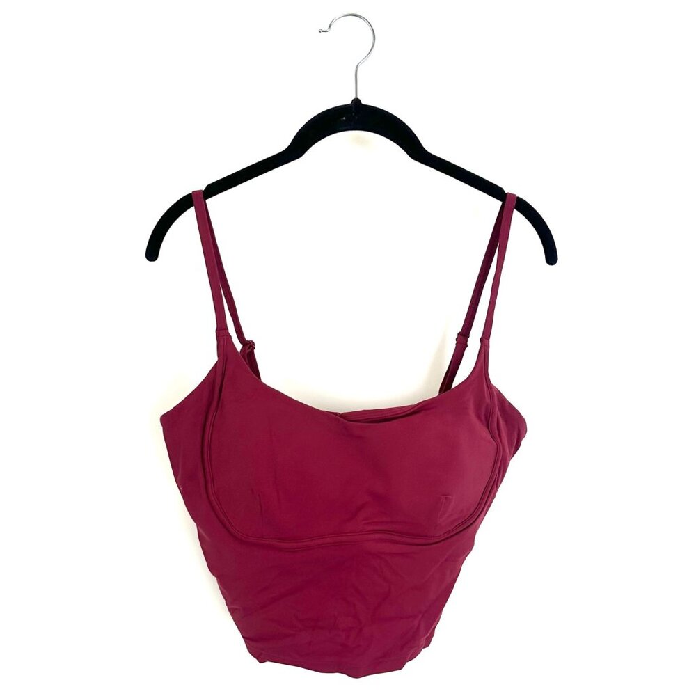 Vitality Wine Colored Bra Tank Top
